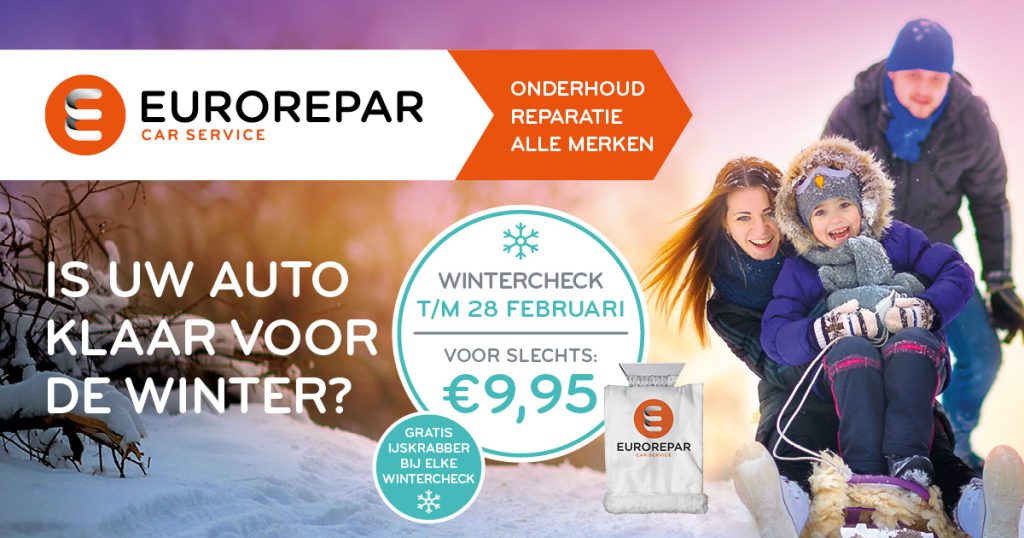 Eurorepar Wintercheck met gratis ijskrabber - Autoservice de Olm